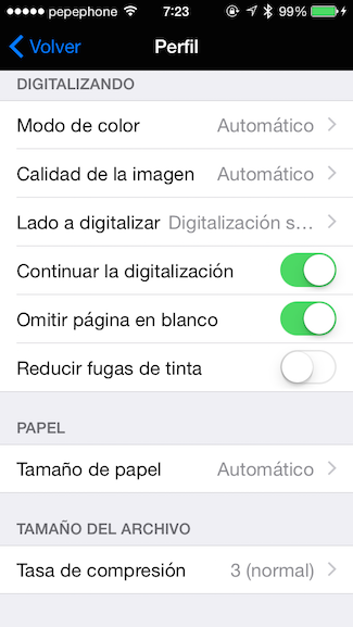 iX100 App para iOS