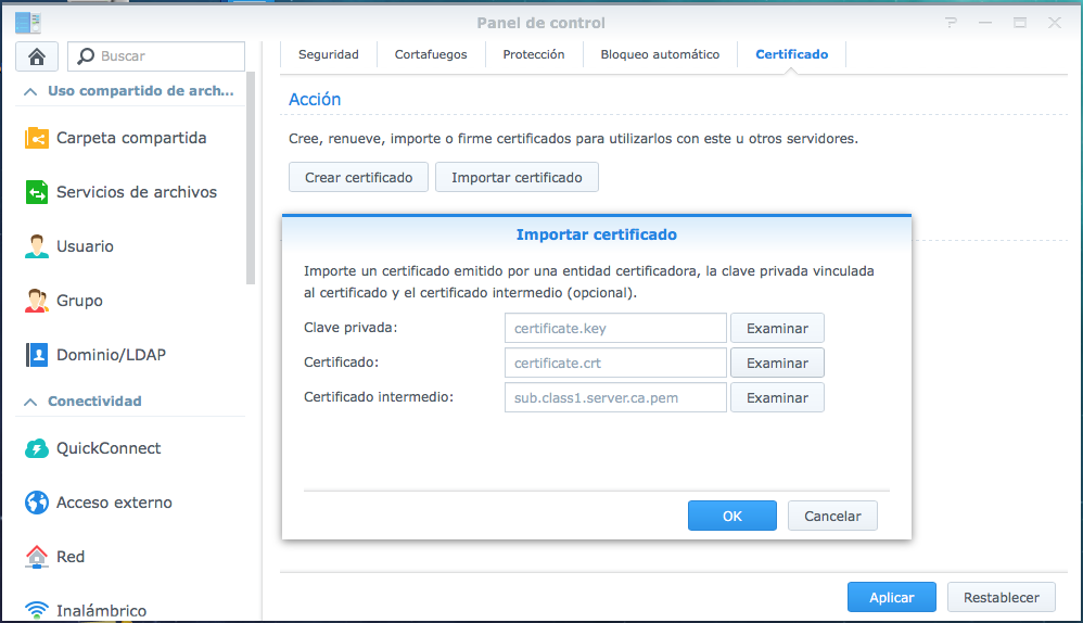 synology ssl