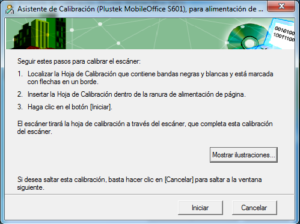 Calibración del MobileOffice S601