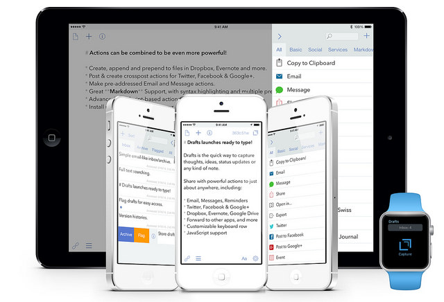 Drafts en iOS
