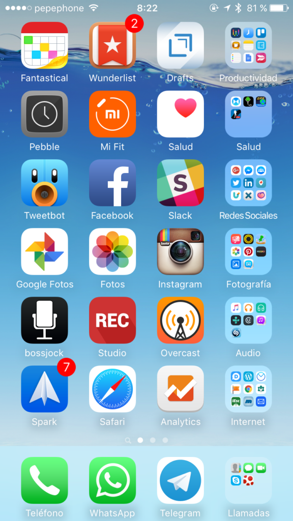 iconos en iOS