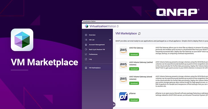 QNAP VM Marketplace